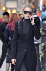 GIGI HADID Out and About in New York 10/31/2016
