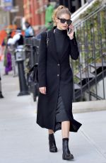 GIGI HADID Out and About in New York 10/31/2016