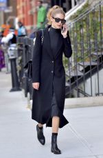 GIGI HADID Out and About in New York 10/31/2016