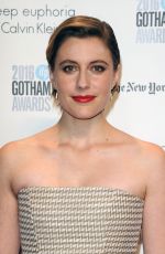 GRETA GERWIG at 2016 IFP Gotham Independent Film Awards in New York 11/28/2016