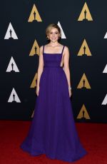 GRETA GERWIG at AMPAS’ 8th Annual Governors Awards in Hollywood 11/12/2016