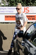 GWEN STEFANI Leaves a Nail Salon in West Hollywood 11/04/2016