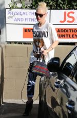 GWEN STEFANI Leaves a Nail Salon in West Hollywood 11/04/2016