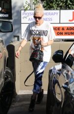 GWEN STEFANI Leaves a Nail Salon in West Hollywood 11/04/2016