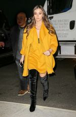 HAILEE STEINFELD Arrives at Her Hotel in New York 11/17/2016