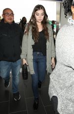 HAILEE STEINFELD at LAX Airport in Los Angeles 11/15/2016