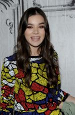 HAILEE STEINFELD at OAL Build in New York 11/17/2016