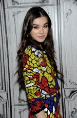 HAILEE STEINFELD at OAL Build in New York 11/17/2016