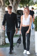 HAILEY BALDWIN and Ashton Irwin Out in West Hollywood 11/05/206