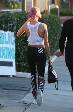 HAILEY BALDWIN and Ashton Irwin Out in West Hollywood 11/05/206