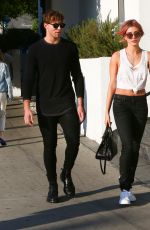 HAILEY BALDWIN and Ashton Irwin Out in West Hollywood 11/05/206