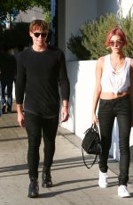 HAILEY BALDWIN and Ashton Irwin Out in West Hollywood 11/05/206