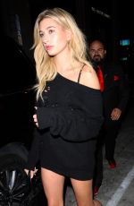 HAILEY BALDWIN at Catch LA in West Hollywood 11/03/2016