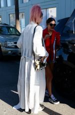 HAILEY BALDWIN Leaves M Cafe in Beverly Hills 11/10/2016