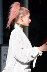 HAILEY BALDWIN Leaves M Cafe in Beverly Hills 11/10/2016