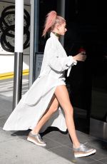 HAILEY BALDWIN Leaves M Cafe in Beverly Hills 11/10/2016