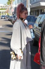 HAILEY BALDWIN Leaves M Cafe in Beverly Hills 11/10/2016