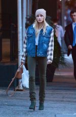 HAILEY BALDWIN Out and About in New York 11/08/2016