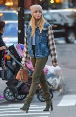 HAILEY BALDWIN Out and About in New York 11/08/2016