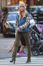 HAILEY BALDWIN Out and About in New York 11/08/2016