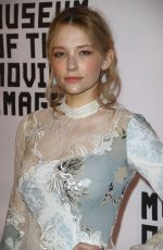 HALEY BENNETT at Museum of the Moving Image 30th Annual Salute in New York 11/02/2016