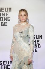 HALEY BENNETT at Museum of the Moving Image 30th Annual Salute in New York 11/02/2016