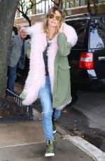 HEIDI KLUM Out and About in New York 11/01/2016