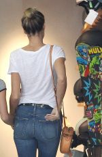 HEIDI KLUM Shopping at Burton Store in West Hollywood 11/23/2016