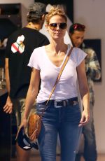 HEIDI KLUM Shopping at Burton Store in West Hollywood 11/23/2016