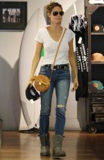 HEIDI KLUM Shopping at Burton Store in West Hollywood 11/23/2016