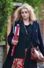 HELENA BONHAM CARTER Out Shopping in London 11/26/2016