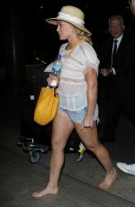 HILARY DUFF at Los Angeles International Airport 11/13/2016