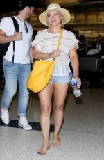 HILARY DUFF at Los Angeles International Airport 11/13/2016