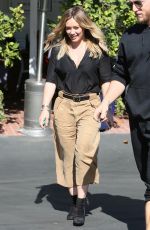 HILARY DUFF Leaves Fred Segal in West Hollywood 11/03/2016