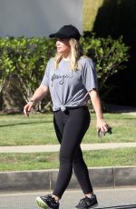 HILARY DUFF Out and About in Beverly Hills 11/08/2016