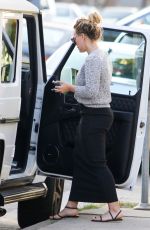 HILARY DUFF Out for Lunch in Studio City 11/16/2016