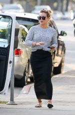HILARY DUFF Out for Lunch in Studio City 11/16/2016