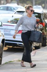 HILARY DUFF Out for Lunch in Studio City 11/16/2016