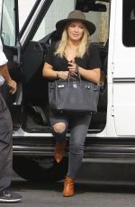 HILARY DUFF Out for Lunch in West Hollywood 11/15/2016