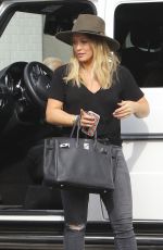 HILARY DUFF Out for Lunch in West Hollywood 11/15/2016