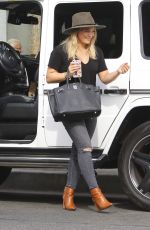 HILARY DUFF Out for Lunch in West Hollywood 11/15/2016
