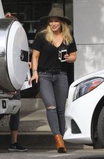 HILARY DUFF Out for Lunch in West Hollywood 11/15/2016