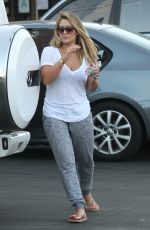 HILARY DUFF Out in Studio City 11/09/2016