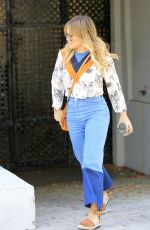 HILARY DUFF Out Shopping in Beverly Hills 11/22/2016