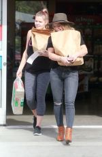 HILARY DUFF Shopping for Pet Supplies in West Hollywood 11/15/2016