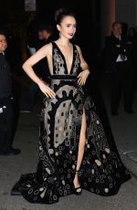 LILY COLLINS at Museum of the Moving Image 30th Annual Salute in New York 11/02/2016