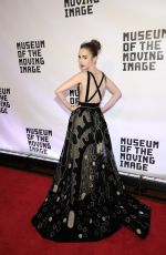 LILY COLLINS at Museum of the Moving Image 30th Annual Salute in New York 11/02/2016