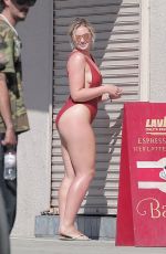 ISKRA LAWRENCE in Bikini on the Set of a Photoshoot in Venice Beach 11/02/2016