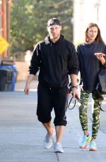 IRINA SHAYK and Jason Walsh Out in West Hollywood 11/21/2016 