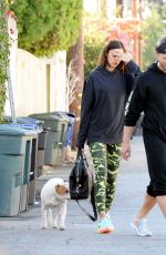 IRINA SHAYK and Jason Walsh Out in West Hollywood 11/21/2016 